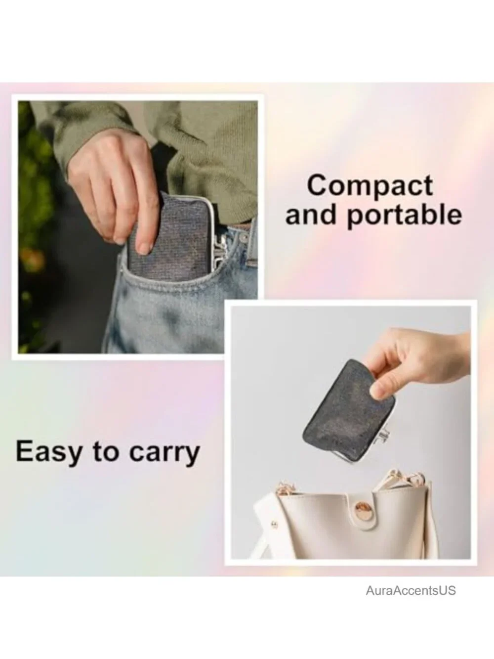 Vintage Style Kiss Lock Coin Purse Women Mini Change Pouch Faux Leather